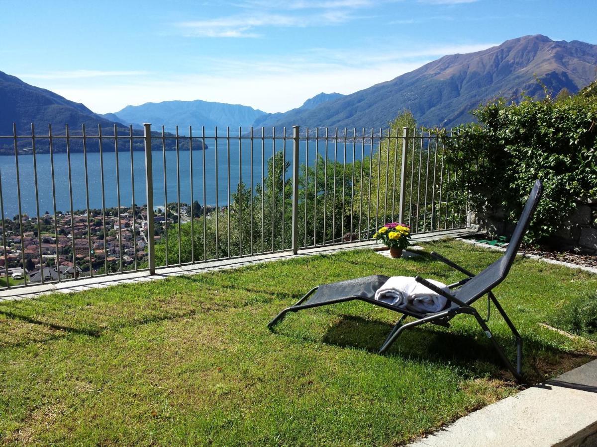 Villa Valuri Vista Magnifica Sul Lago Di Como Appartamento Piano Terra Vercana Exteriér fotografie